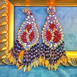 Brand new ZARA pendant earrings made in Spain.